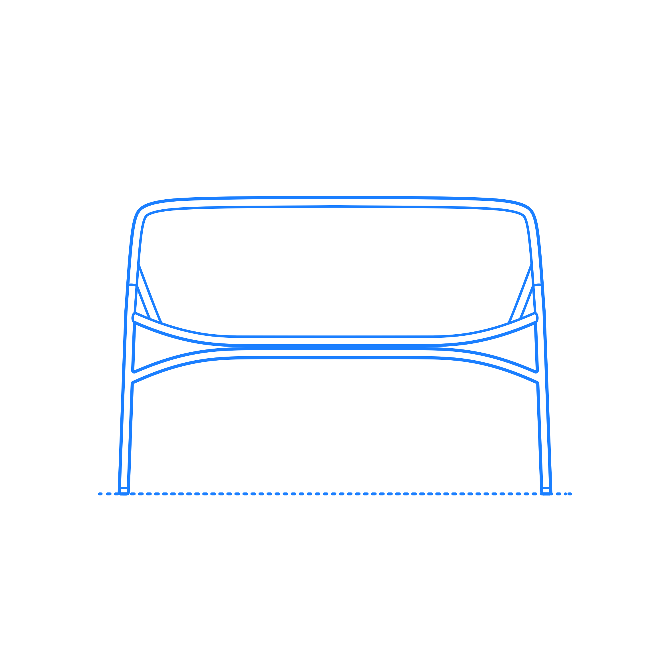 Furniture Benches Croisette Bench 2 Seat Icon Svg Vector Free Vectors